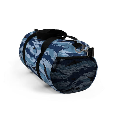 Kamysh Blue Camo Small Duffel Bag _ Concealing Coloration.