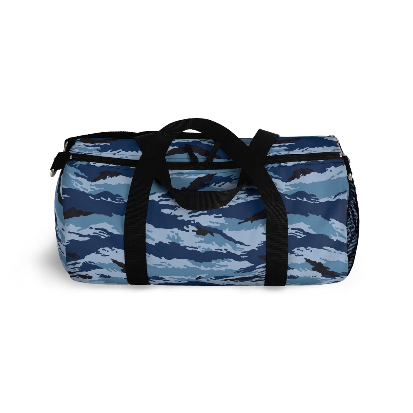 Kamysh Blue Camo Small Duffel Bag _ Concealing Coloration.