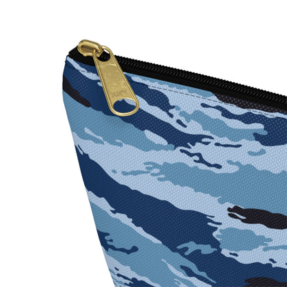 Kamysh Blue Camo Storage Pouch _ Concealing Coloration.