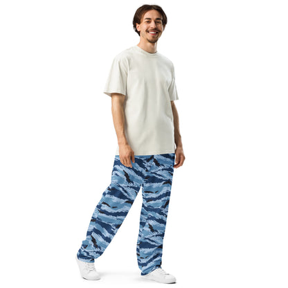 Kamysh Blue Camo Sweatpants