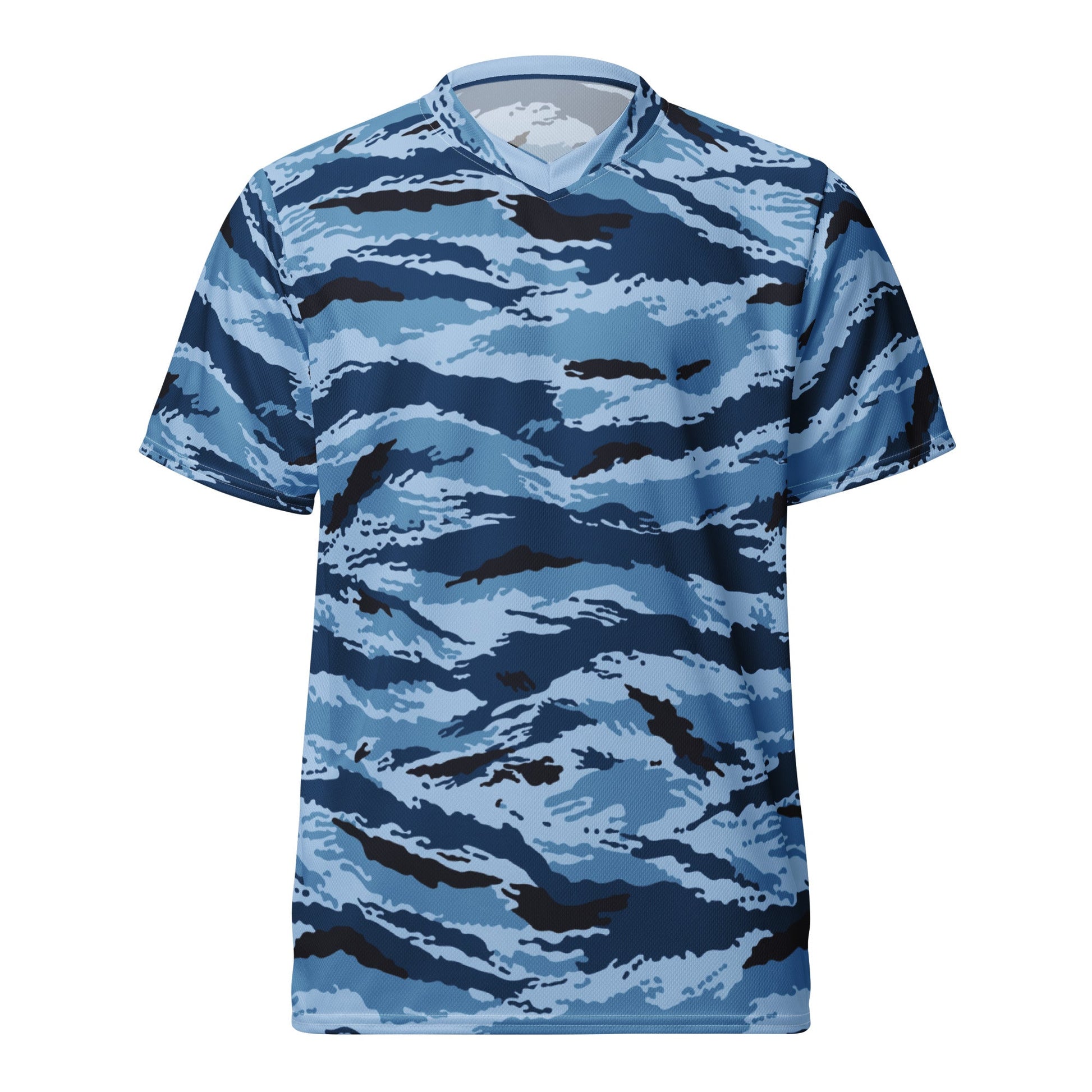 Kamysh Blue Camo Tech Tee _ Concealing Coloration.