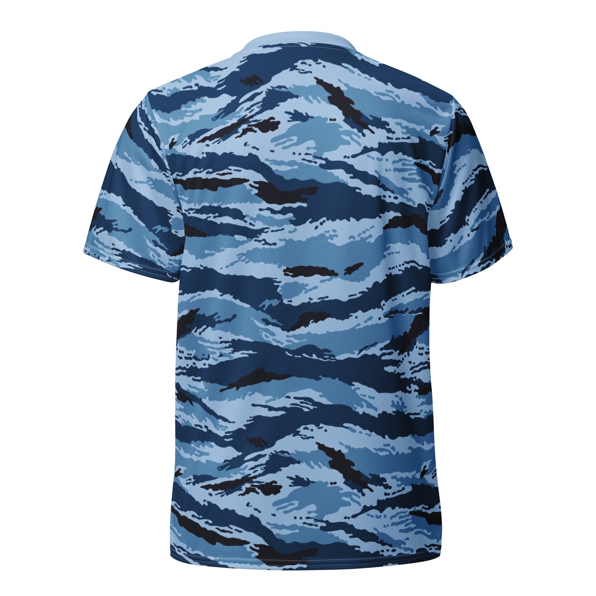 Kamysh Blue Camo Tech Tee _ Concealing Coloration.