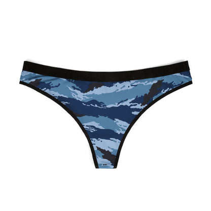 Kamysh Blue Camo Thong _ Concealing Coloration.