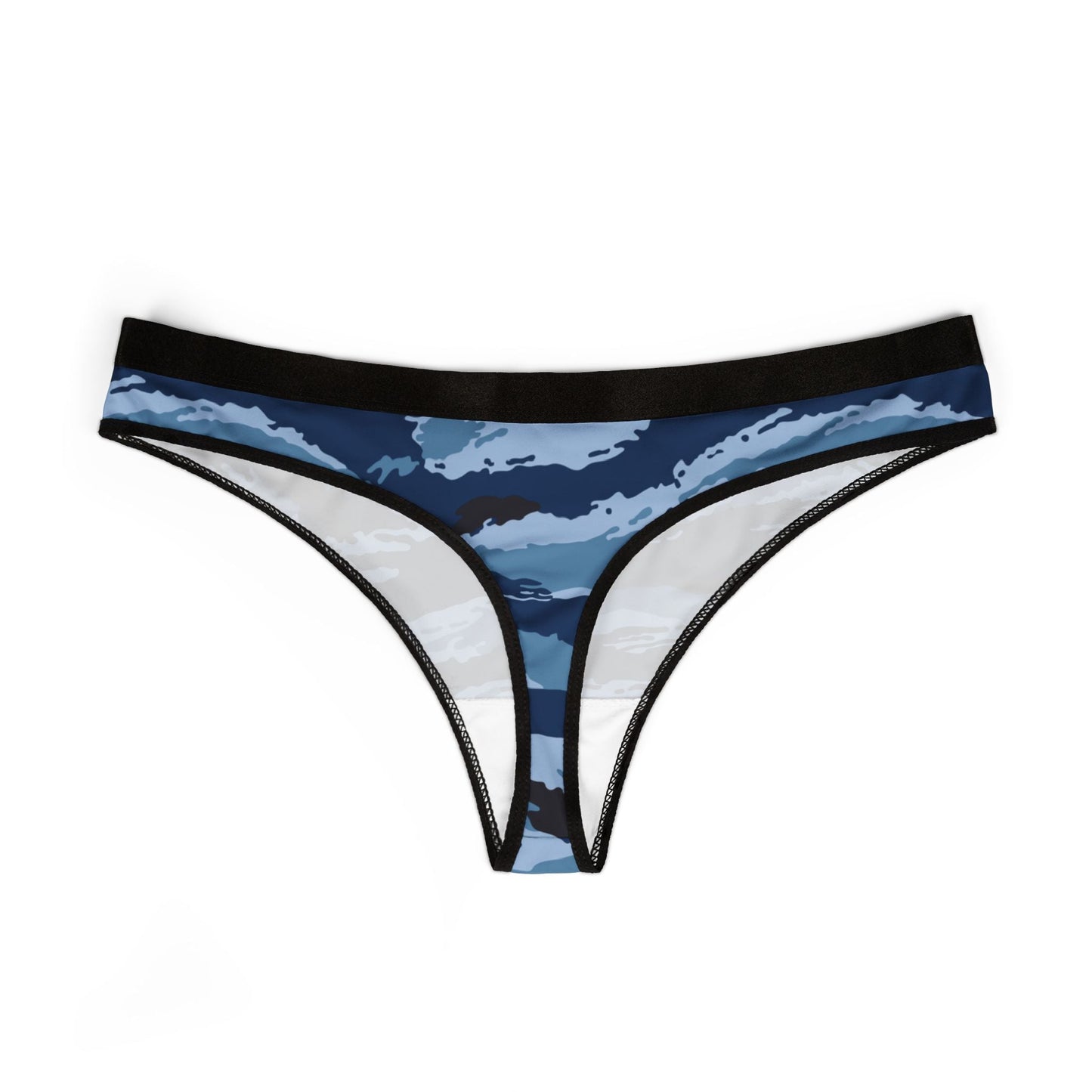 Kamysh Blue Camo Thong _ Concealing Coloration.