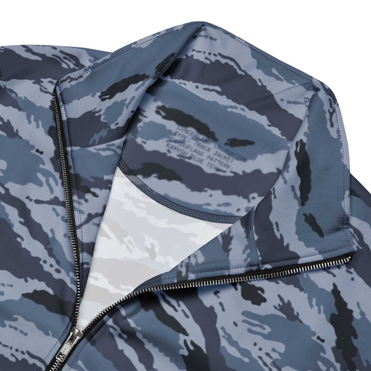 Kamysh Blue Camo Track Jacket.