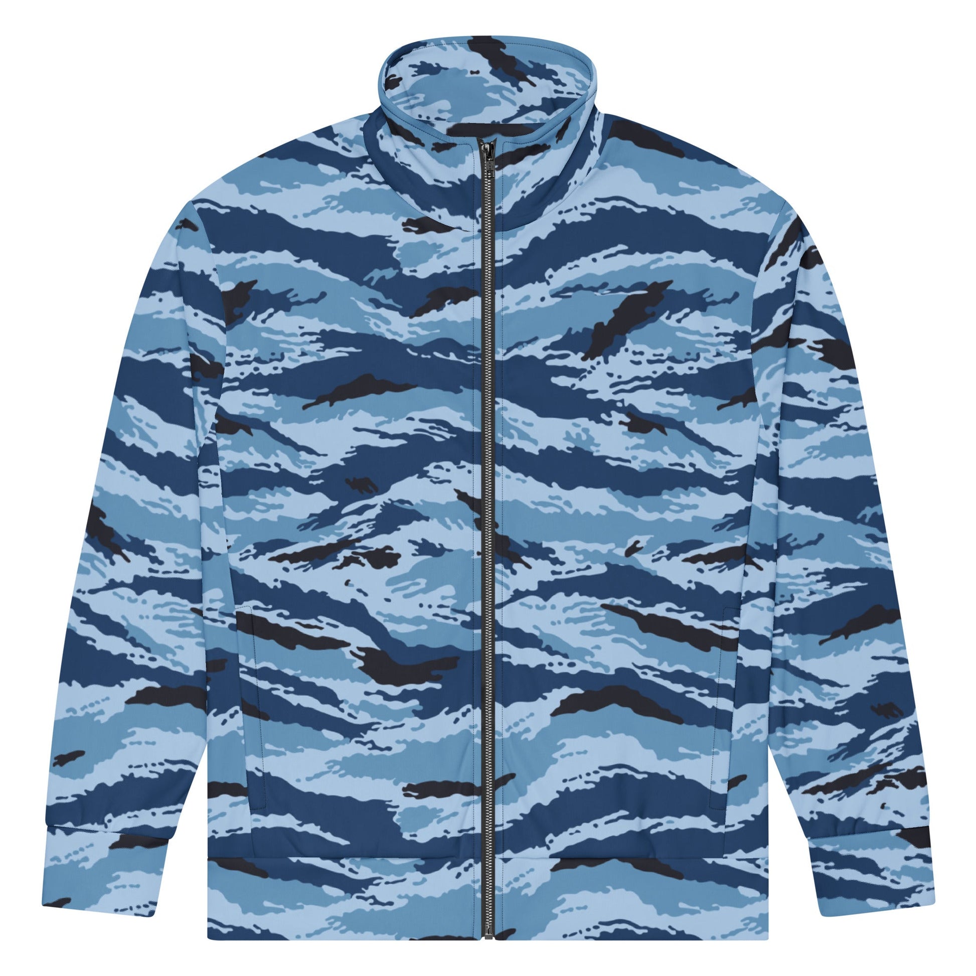 Kamysh Blue Camo Track Jacket _ Concealing Coloration