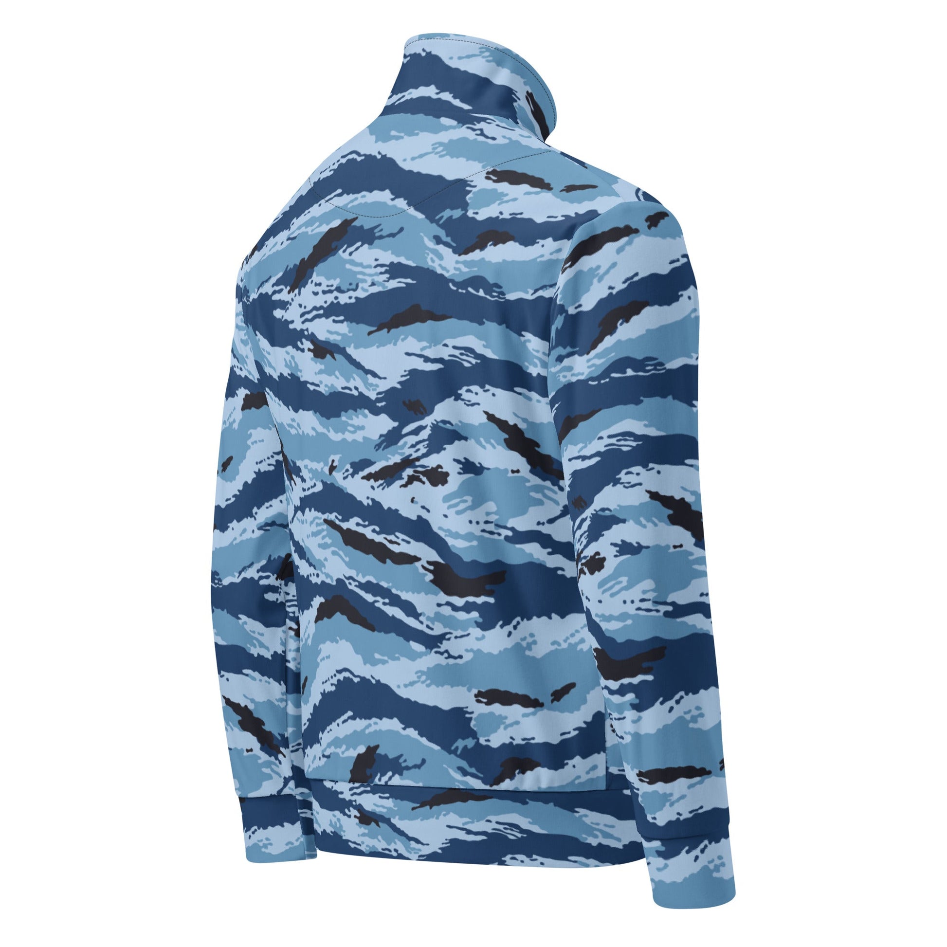 Kamysh Blue Camo Track Jacket _ Concealing Coloration