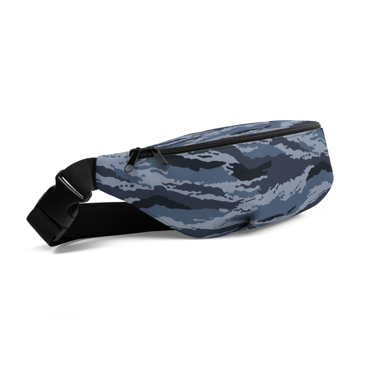 Kamysh Blue Camo Waistpack, front view.
