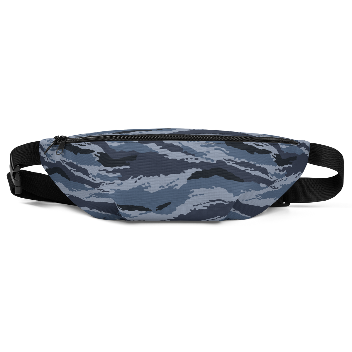 Kamysh Blue Camo Waistpack, front view.