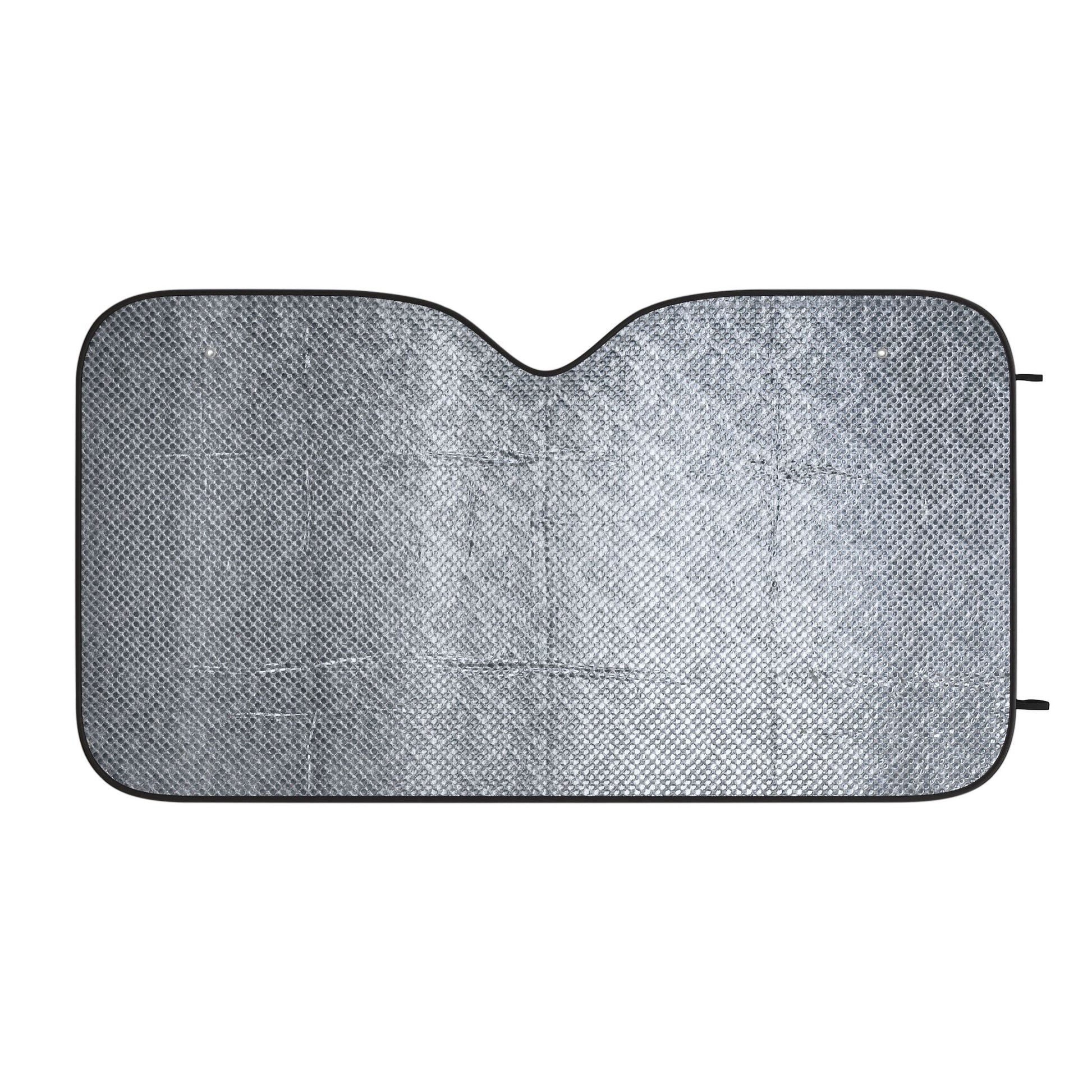 Kamysh Blue Camo Windshield Sunshade _ Concealing Coloration.