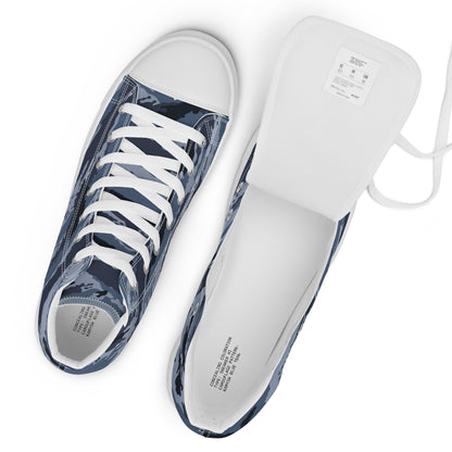 Kamysh Blue Camo Women’s Sneaker Hi.