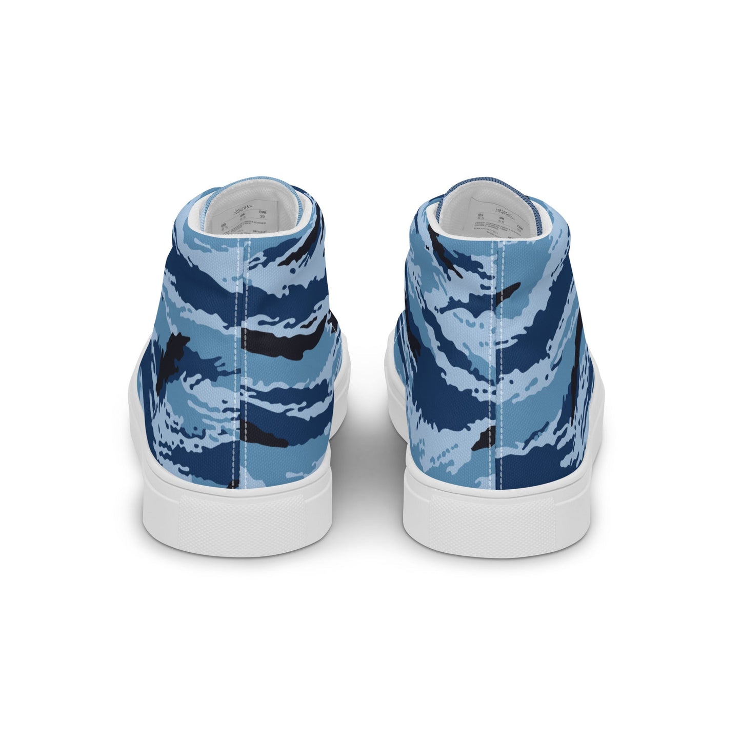 Kamysh Blue Camo Women’s Sneaker Hi _ Concealing Coloration