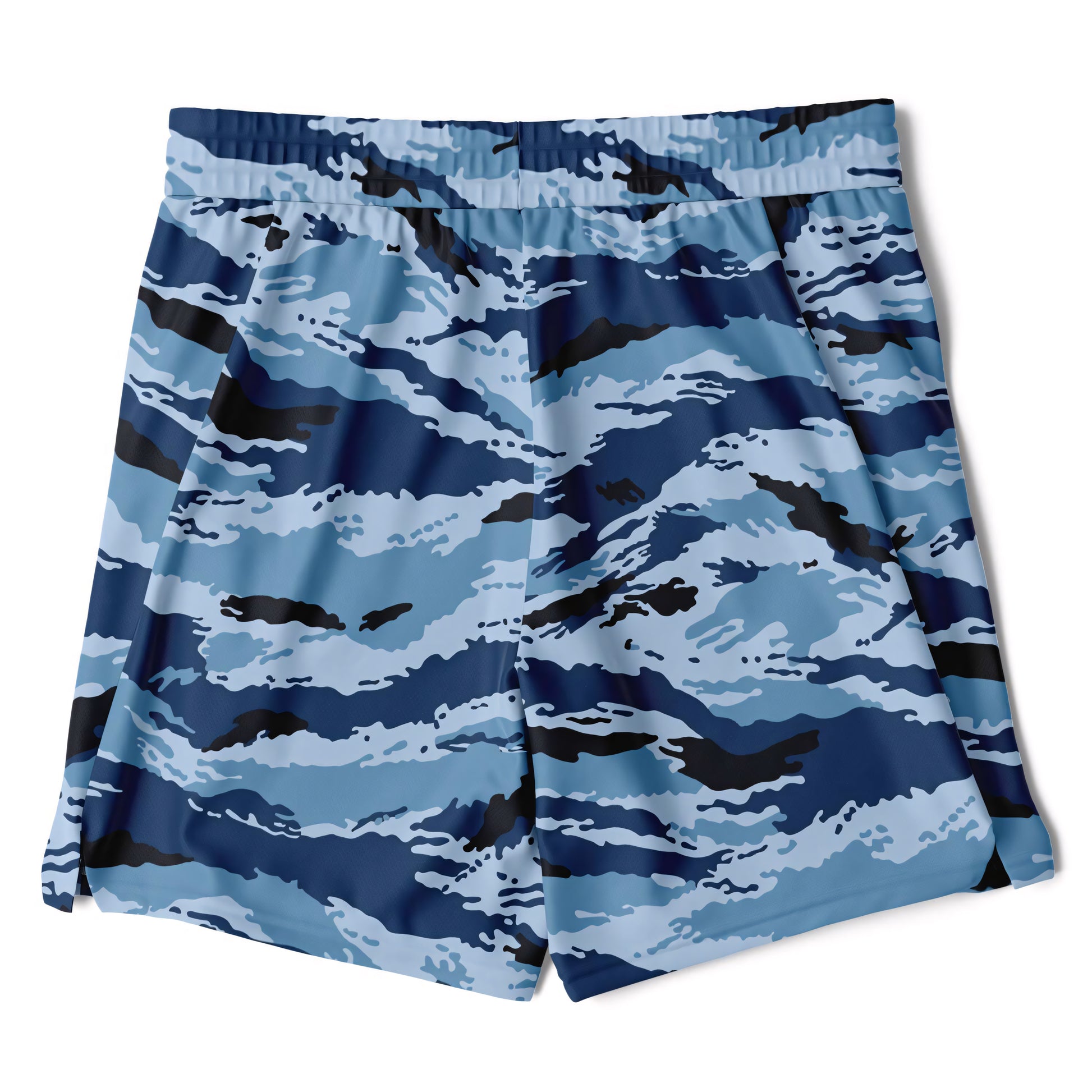 Kamysh Blue Camo Lined Shorts 7"