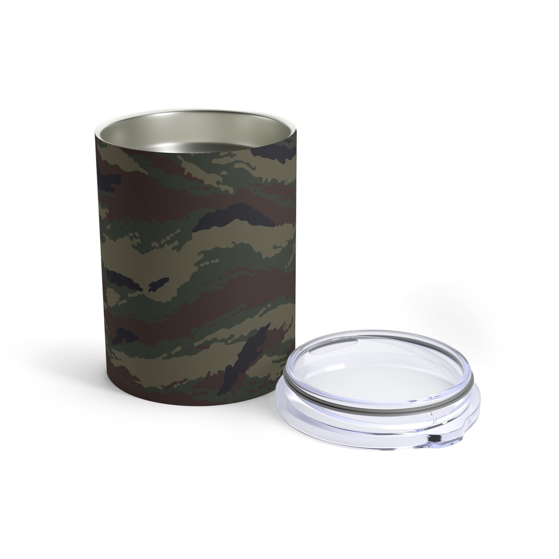Kamysh Woodland Camo 10oz Tumbler - Concealing Coloration