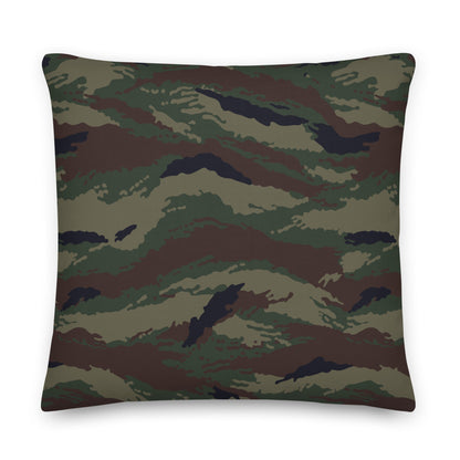 Kamysh Woodland Camo 22" Throw Pillow _ Concealing Coloration