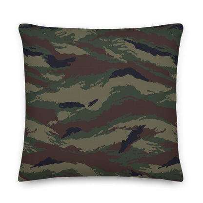 Kamysh Woodland Camo 22" Throw Pillow _ Concealing Coloration