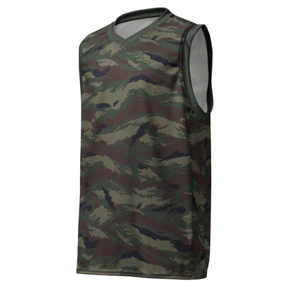 Kamysh Woodland Camo Basketball Jersey _ Concealing Coloration
