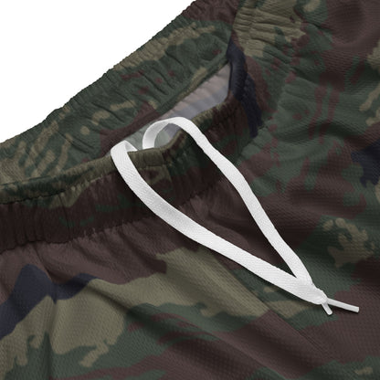 Kamysh Woodland Camo Basketball Shorts _ Concealing Coloration