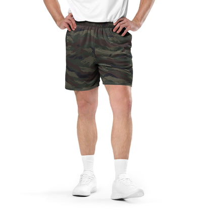 Kamysh Woodland Camo Basketball Shorts _ Concealing Coloration