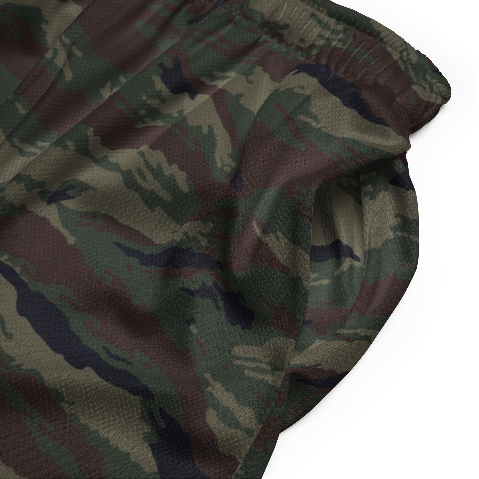 Kamysh Woodland Camo Basketball Shorts _ Concealing Coloration