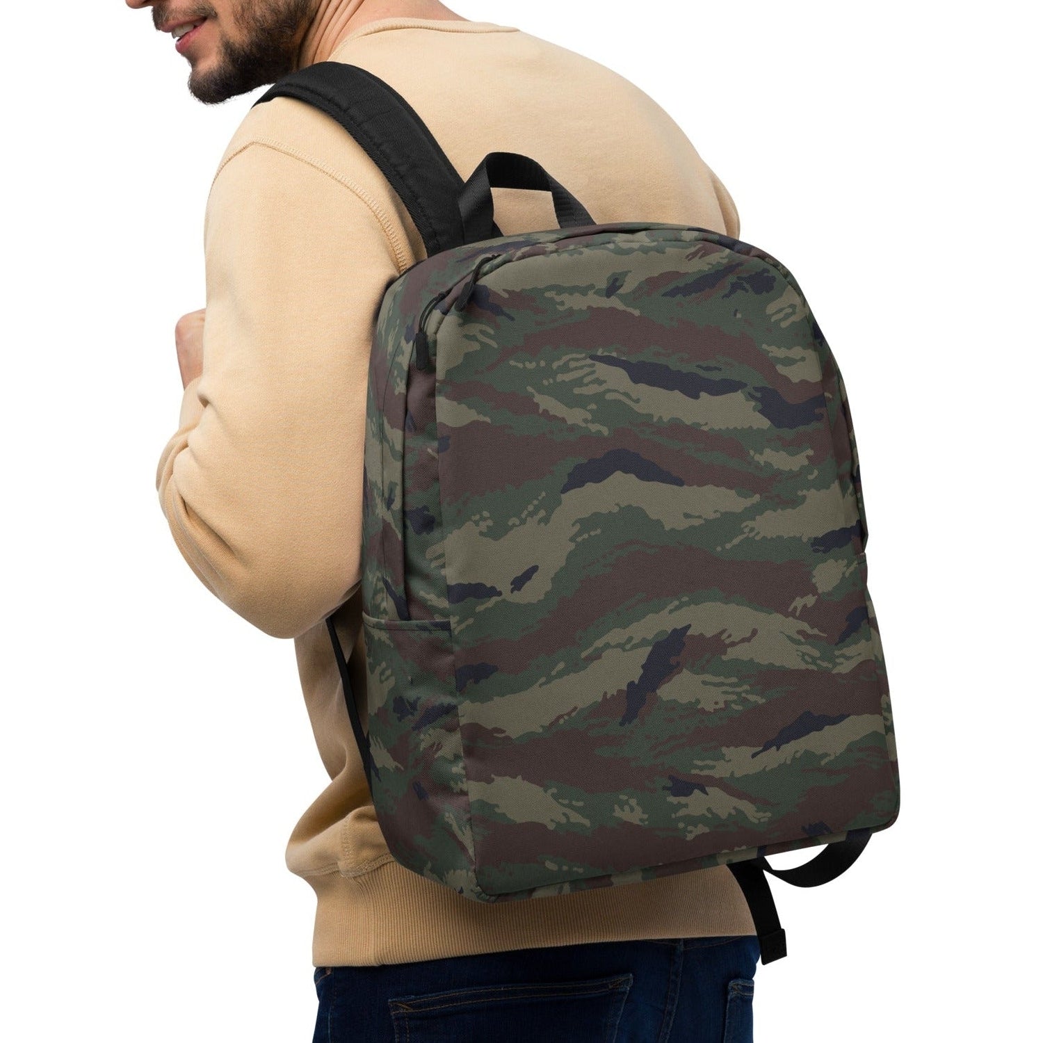 Kamysh Woodland Camo Laptop Backpack - Concealing Coloration