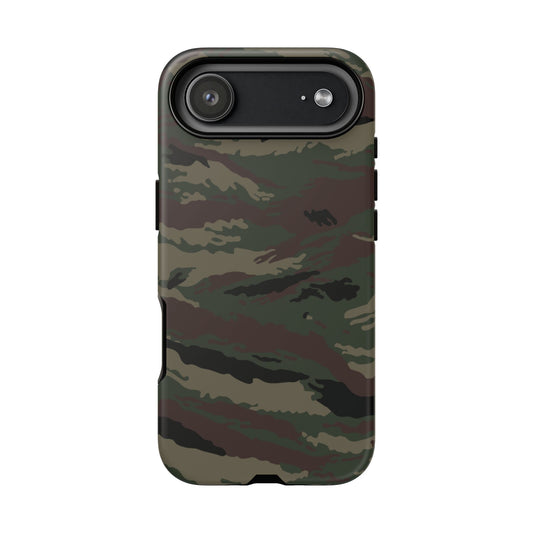 Kamysh Woodland Camo MagSafe iPhone 17 Air Field Case front view