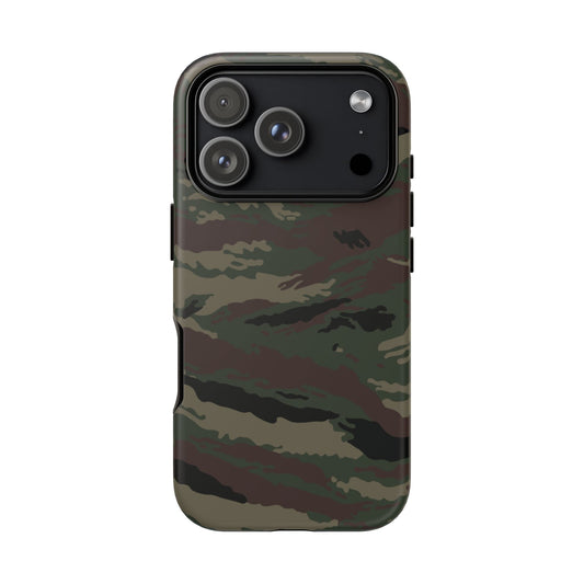 Kamysh Woodland Camo MagSafe iPhone 17 Pro Field Case front view