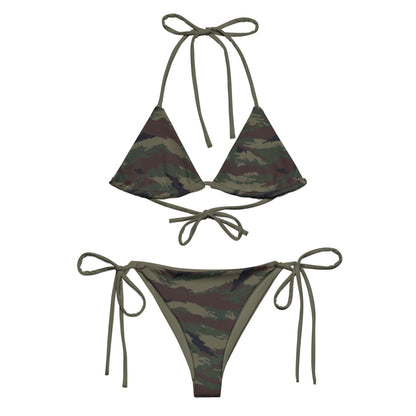 Kamysh Woodland Camo String Bikini Set - front flat set