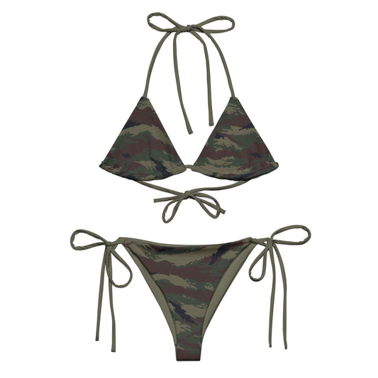 Kamysh Woodland Camo String Bikini Set - front flat set