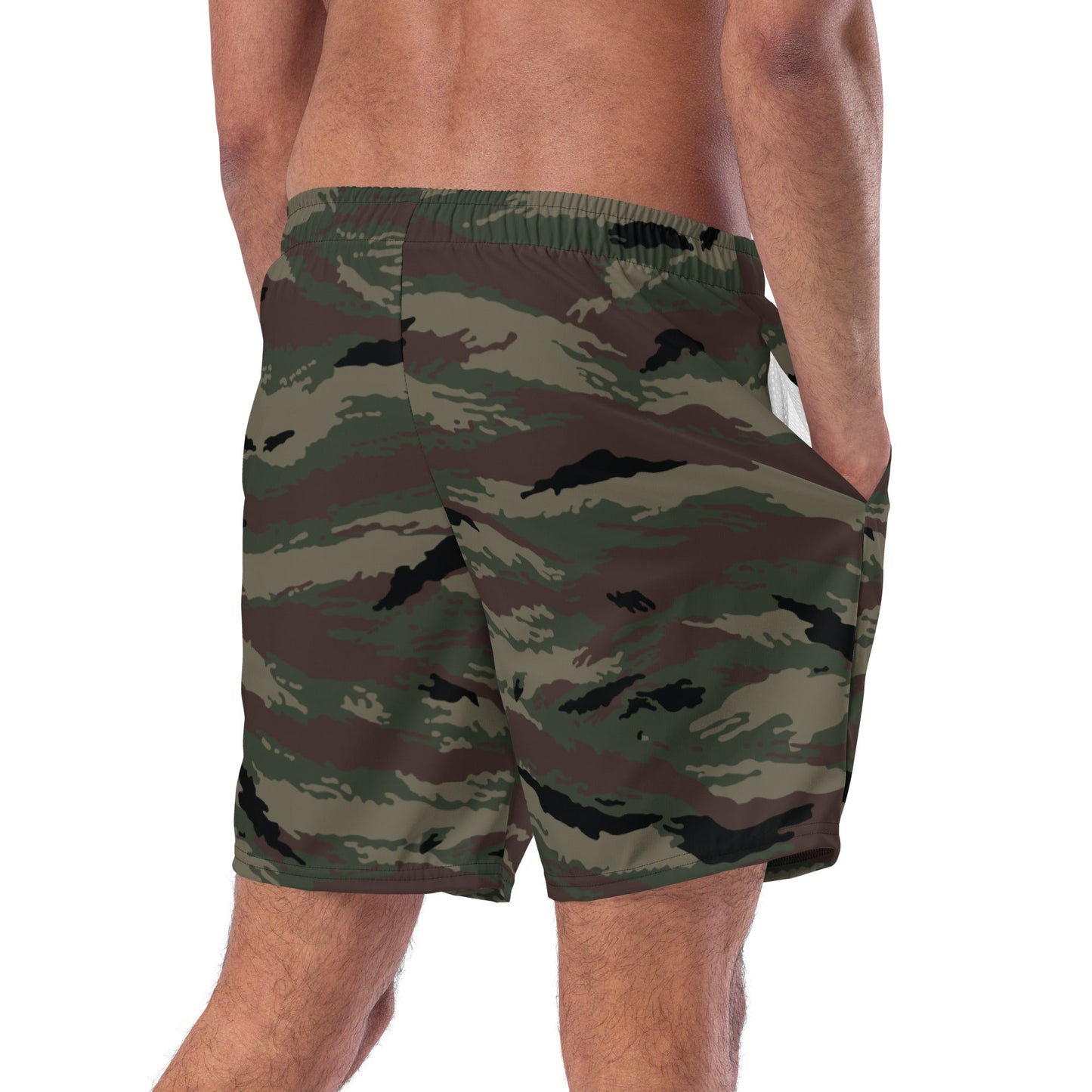 Kamysh Woodland Camo Swim Trunks - Concealing Coloration