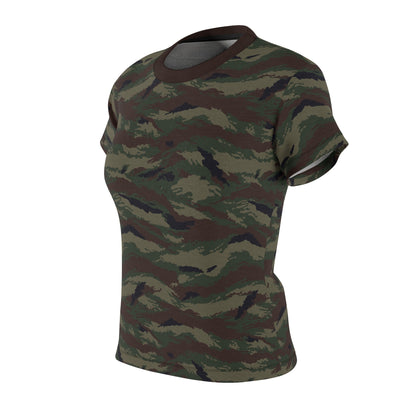 Kamysh Woodland Camo Women’s T-Shirt _ Concealing Coloration
