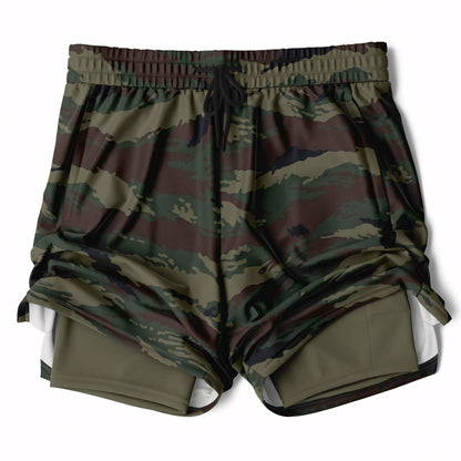 Kamysh Woodland Camo Lined Shorts 7"