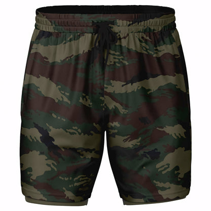 Kamysh Woodland Camo Lined Shorts 7"