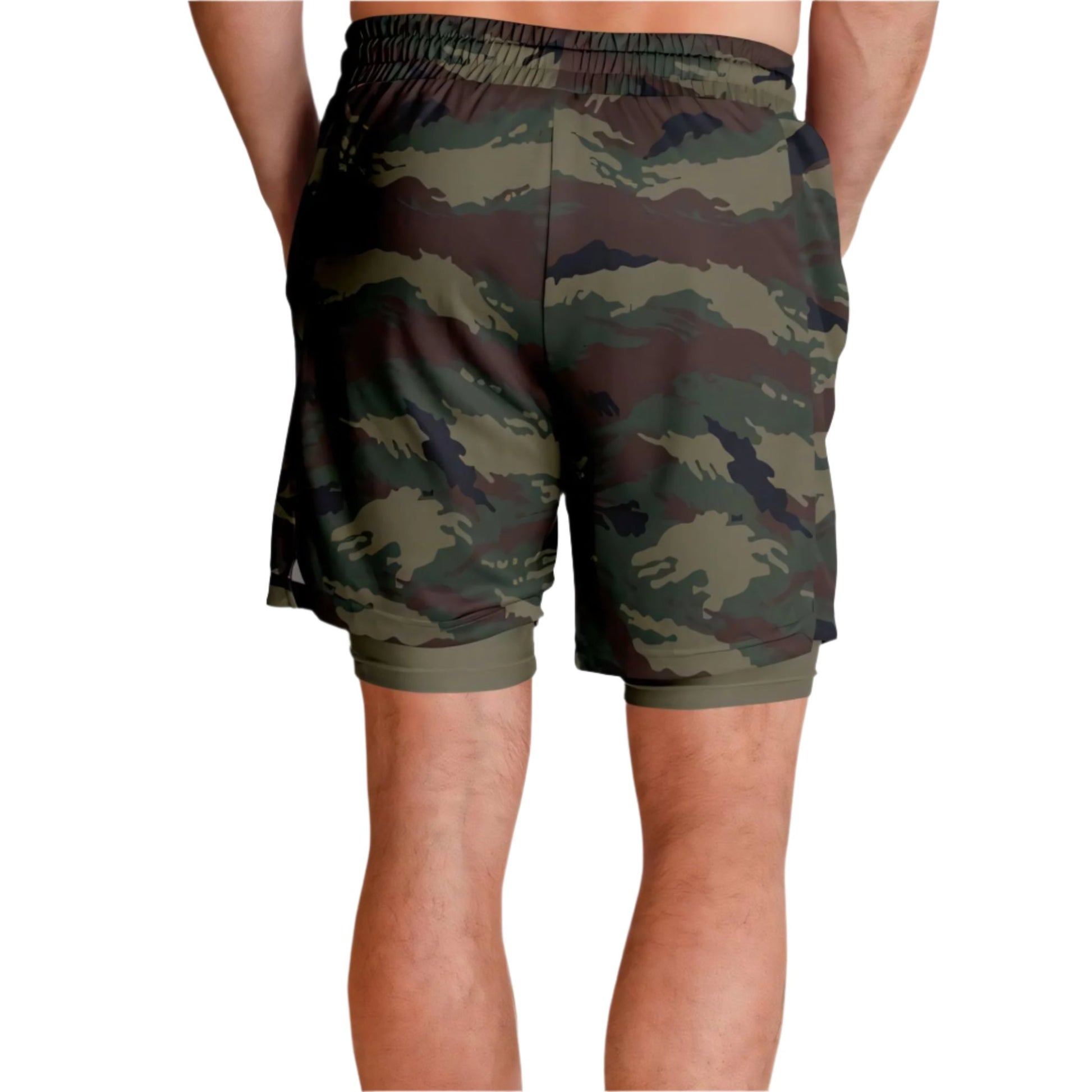 Kamysh Woodland Camo Lined Shorts 7"