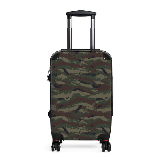 Kamysh Woodland Tigr Camo Carry-On Roller Suitcase