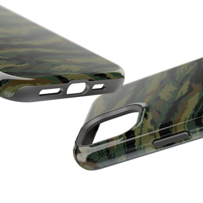 Kamysh Woodland Tigr Camo Magsafe iPhone 15 Pro Max Tough Case