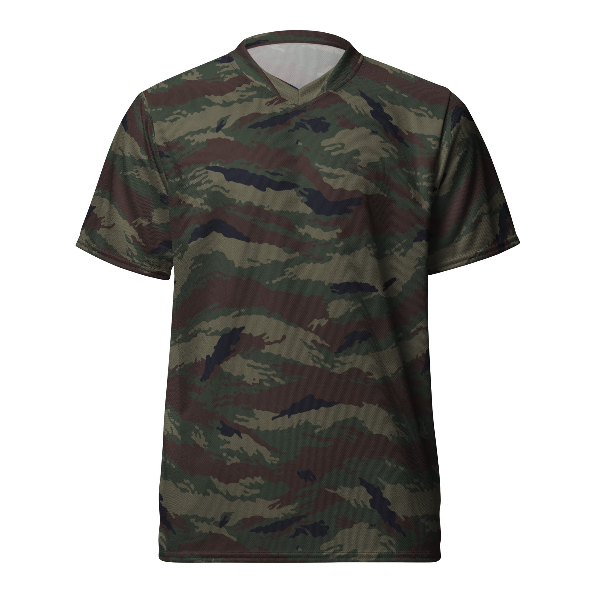 Kamysh Woodland Tigr Camo Tech T-Shirt _ Concealing Coloration