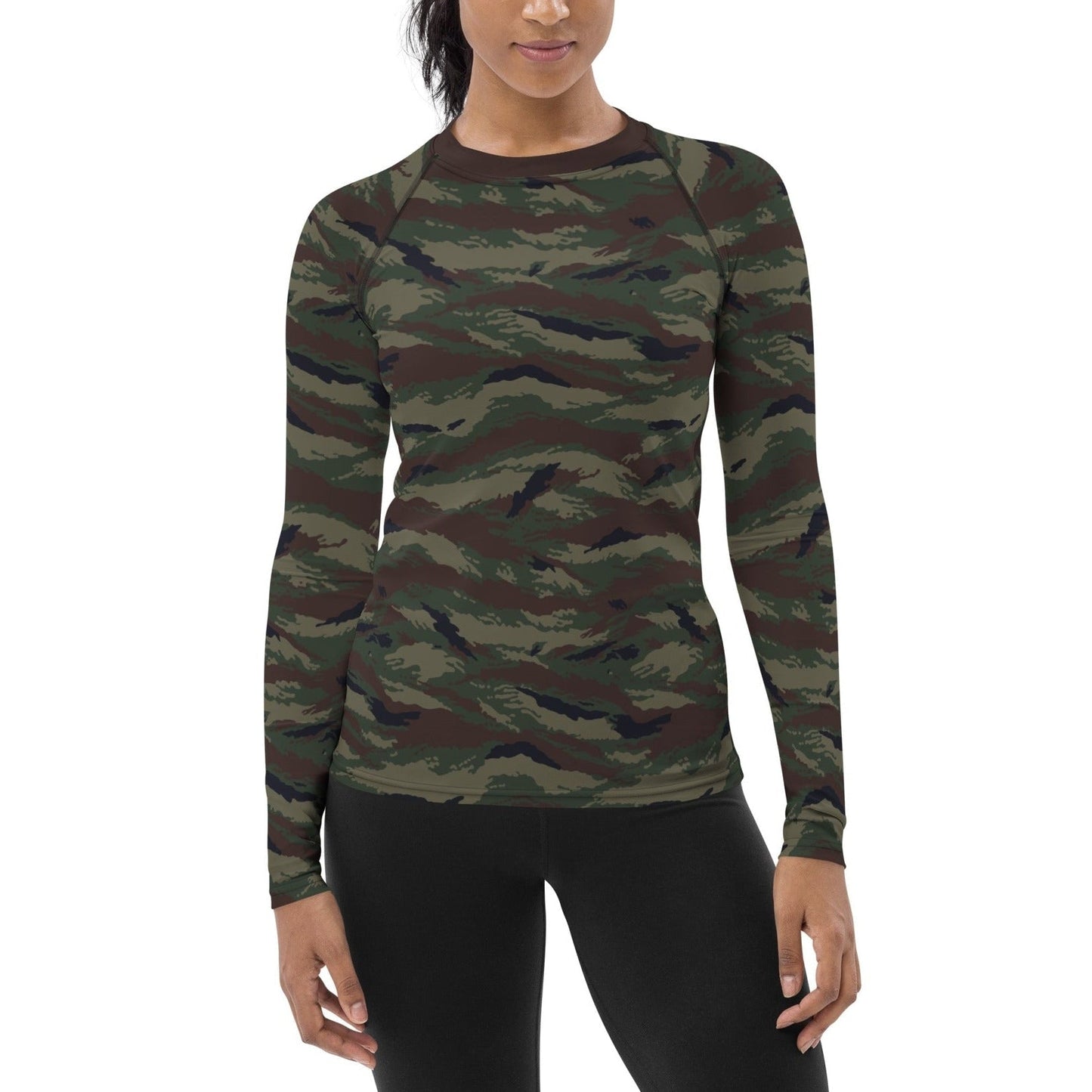 Kamysh Woodland Tigr Camo Women's Long-sleeve Base Layer