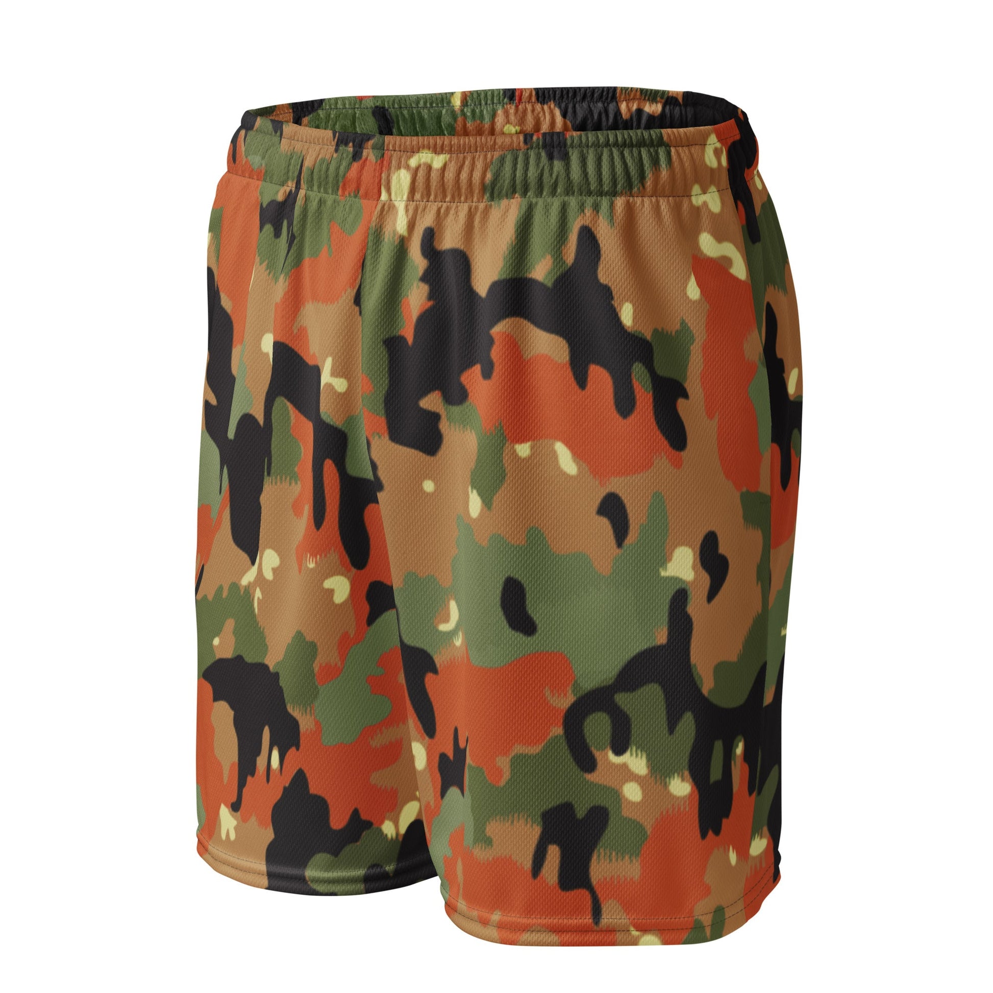 Leibermuster Camo Basketball Shorts _ Concealing Coloration