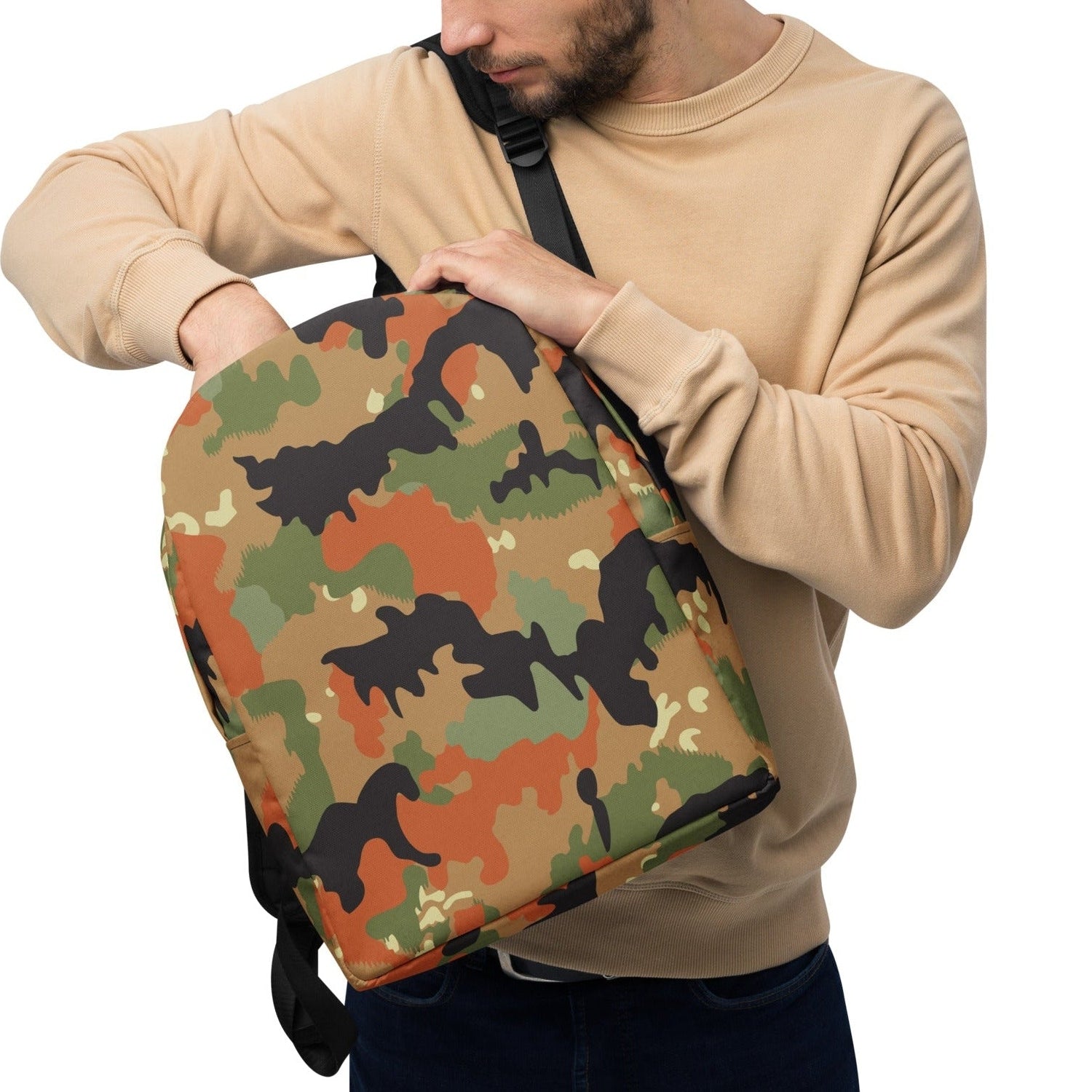 Leibermuster Camo Laptop Backpack - Concealing Coloration