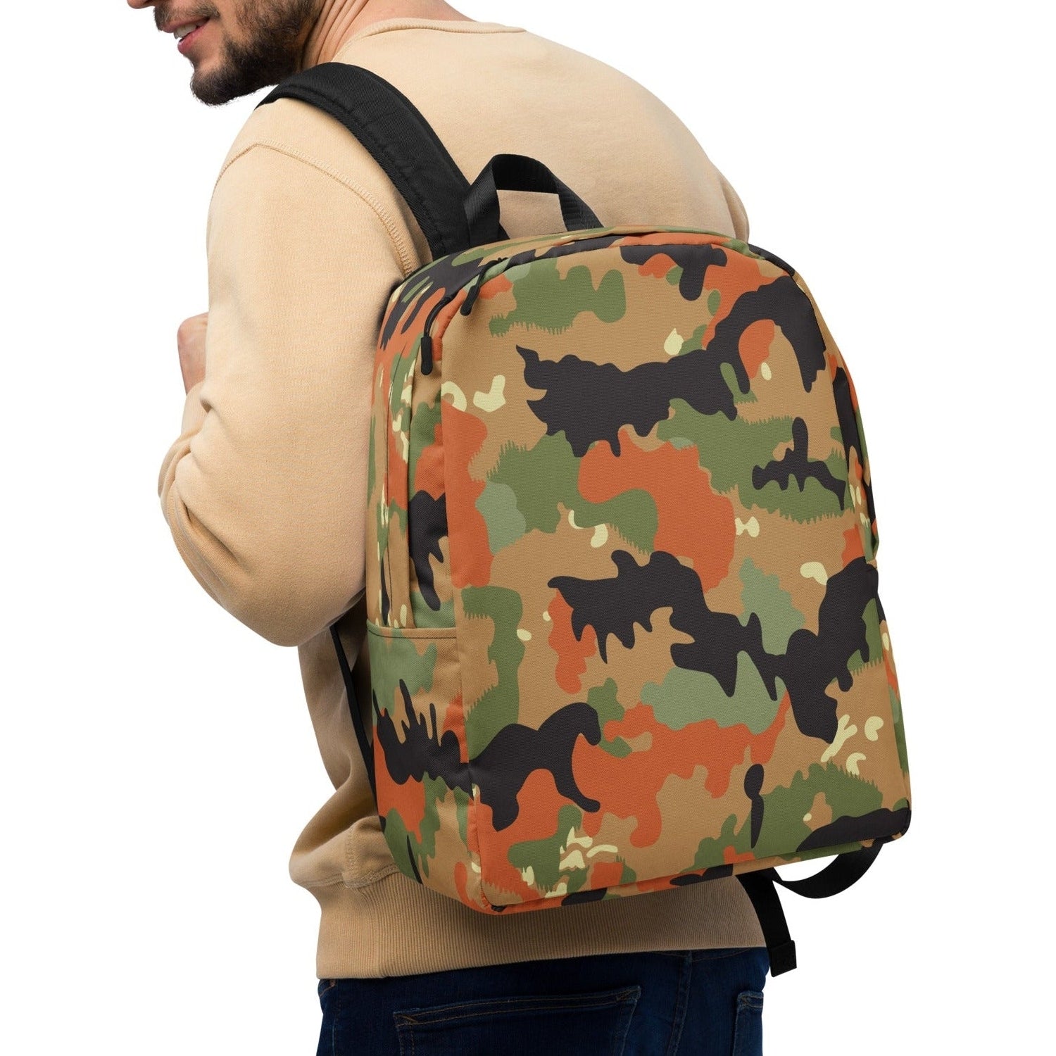 Leibermuster Camo Laptop Backpack - Concealing Coloration