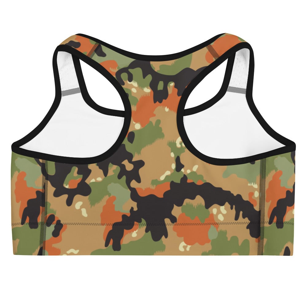 Leibermuster Camo Racerback Sports Bra - Concealing Coloration