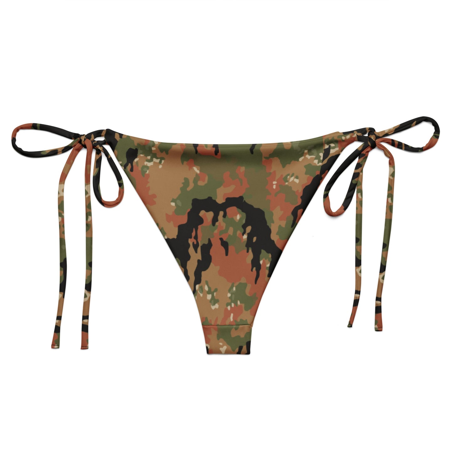 Leibermuster Camo String Bikini Bottom - flat lay back