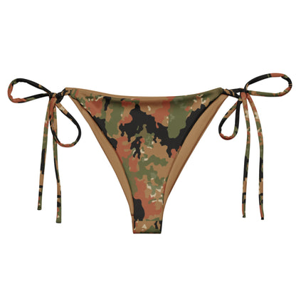 Leibermuster Camo String Bikini Bottom - flat lay front