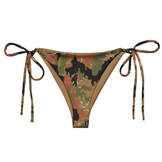 Leibermuster Camo String Bikini Bottom - flat lay front