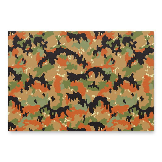 Leibermuster Camo Wrapping Paper Sheets _ Concealing Coloration