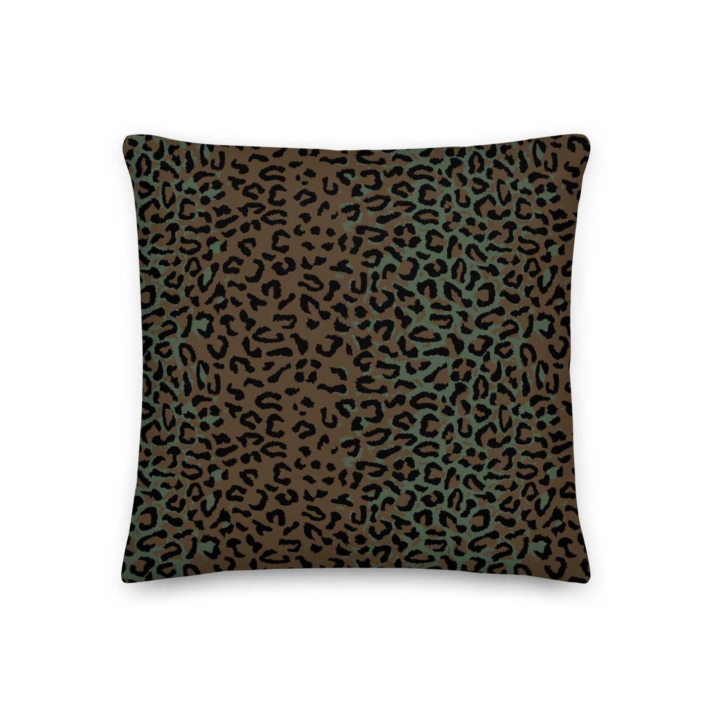 Leopard Spot Camo 18" Throw Pillow