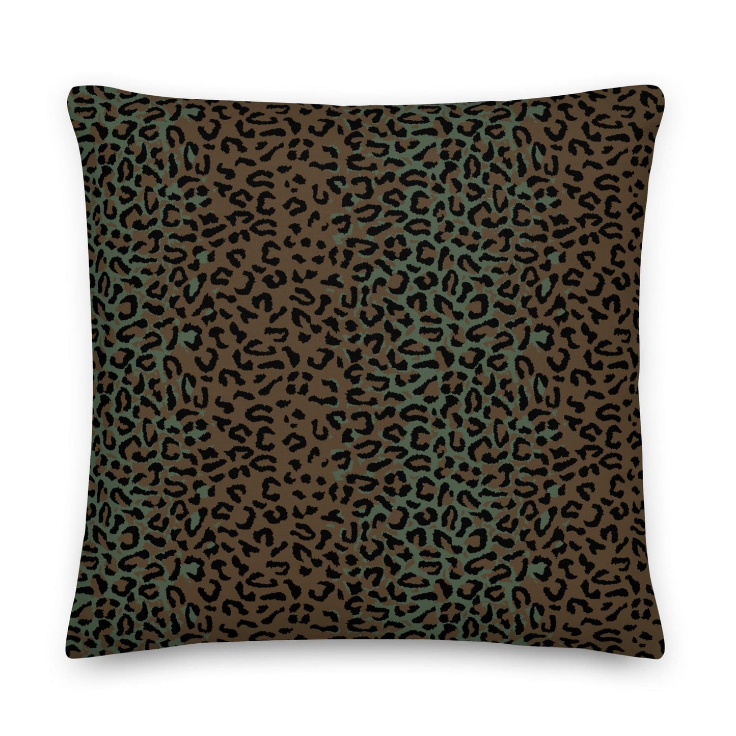 Leopard Spot Camo 22" Throw Pillow