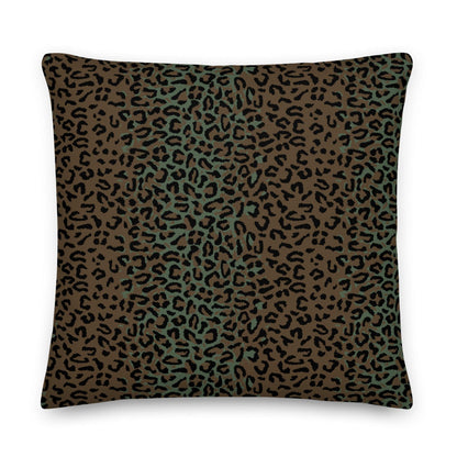 Leopard Spot Camo 22" Throw Pillow _ Concealing Coloration