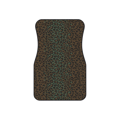 Leopard Spot Camo All-Weather Car Mats (Set of 4) _ Concealing Coloration